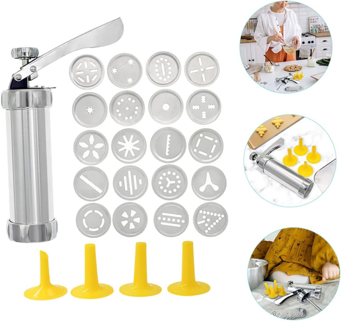 Zerodeko Cookie Decorating Gun Tool of Cake Icing Tools Biscuit Piping Maker Kit Baking Supplies for Home Cake Decor