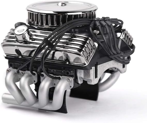 Amazon.com: RC Car F82 V8 Simulate Engine Motor Cooling Fans Radiator ...