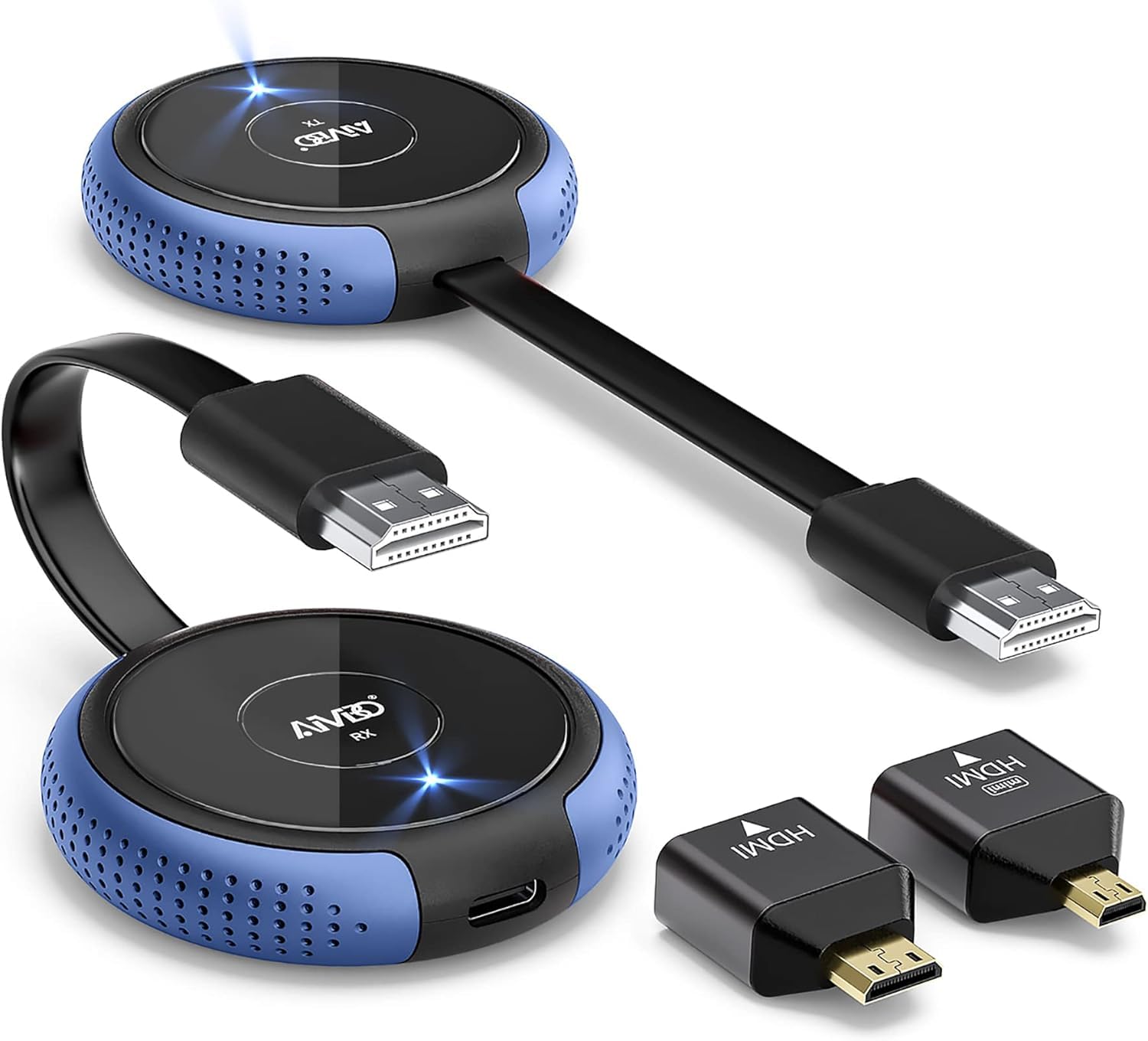 AIMIBO Wireless HDMI Transmitter and Receiver 4K/5.8G, HDMI