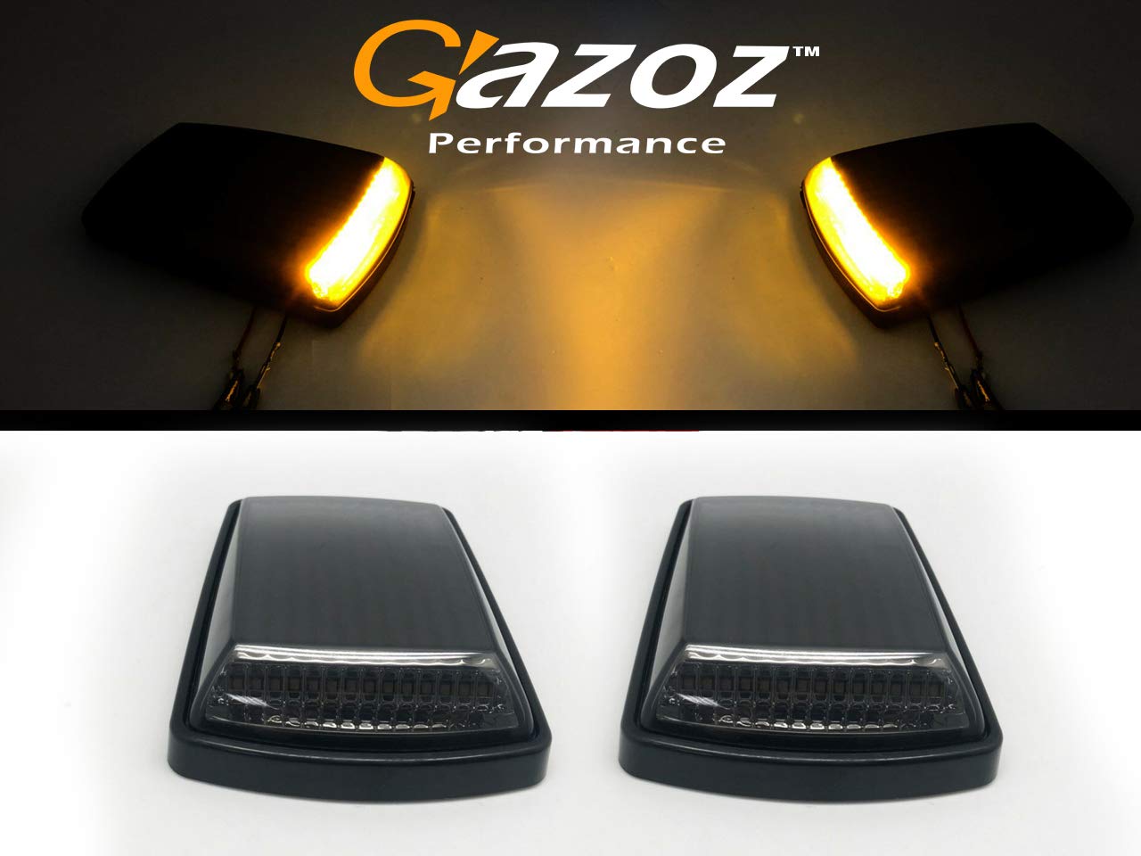 Smoked Lens/Amber LED Side Corner Turn Signal Light M For Mercedes Benz w463