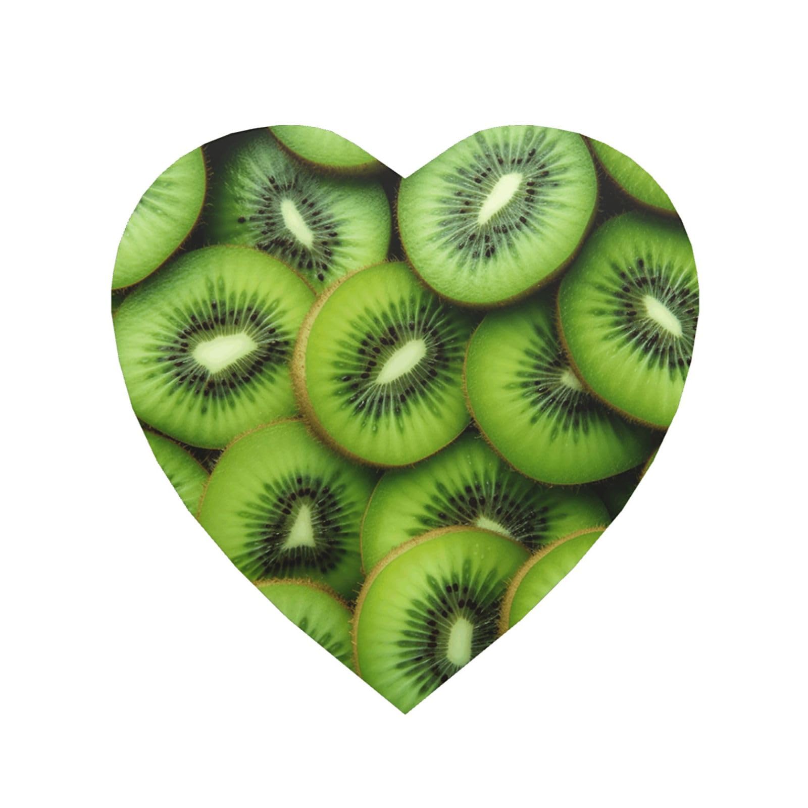 Slices of Fresh Ripe Green Kiwi Fridge Magnets Cute Strong Refrigerator Magnets Fun Magnet for Locker Office Whiteboard Decor, Door Magnets Decorative Magnetic Stickers for Home Decor