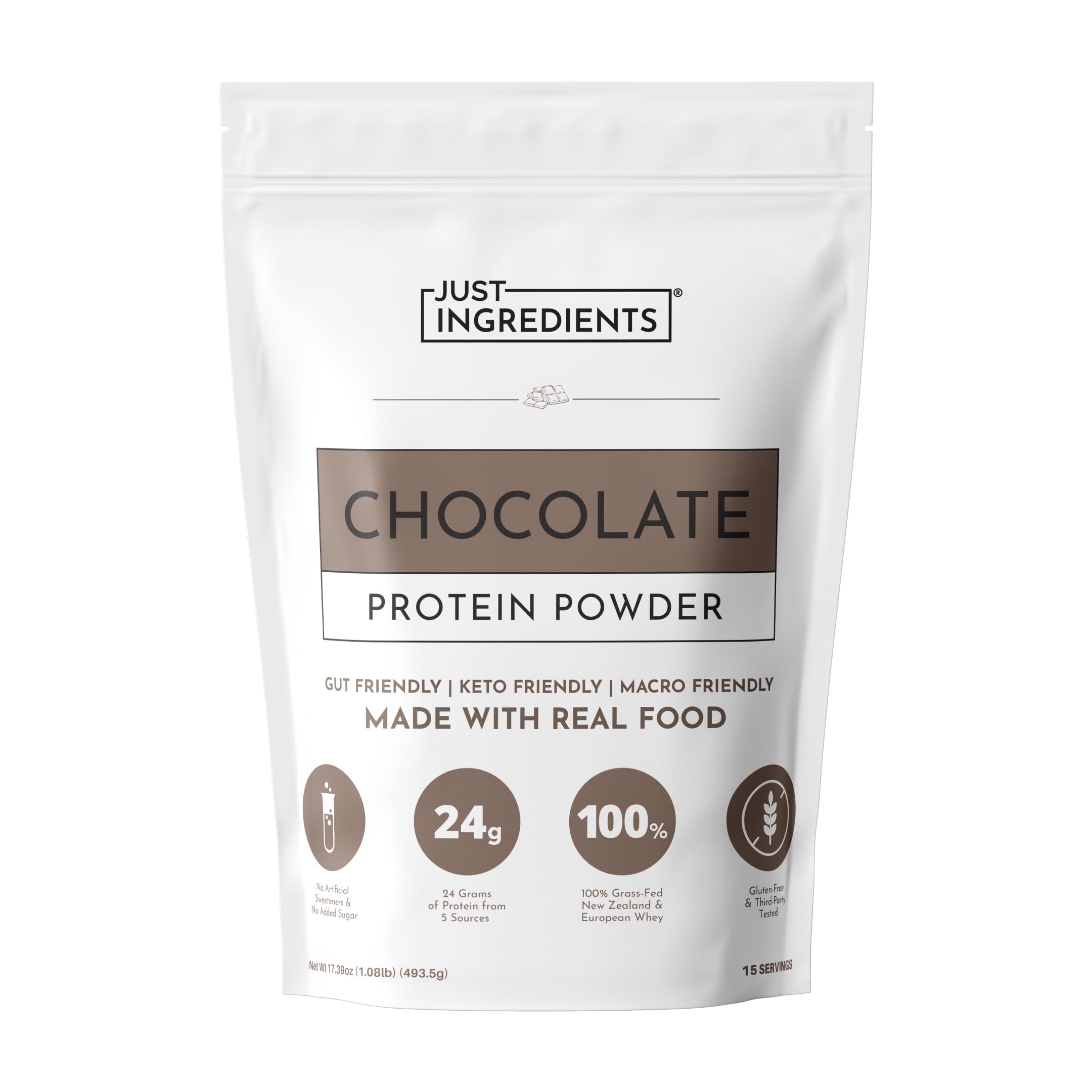 JUST INGREDIENTS Chocolate Protein Powder