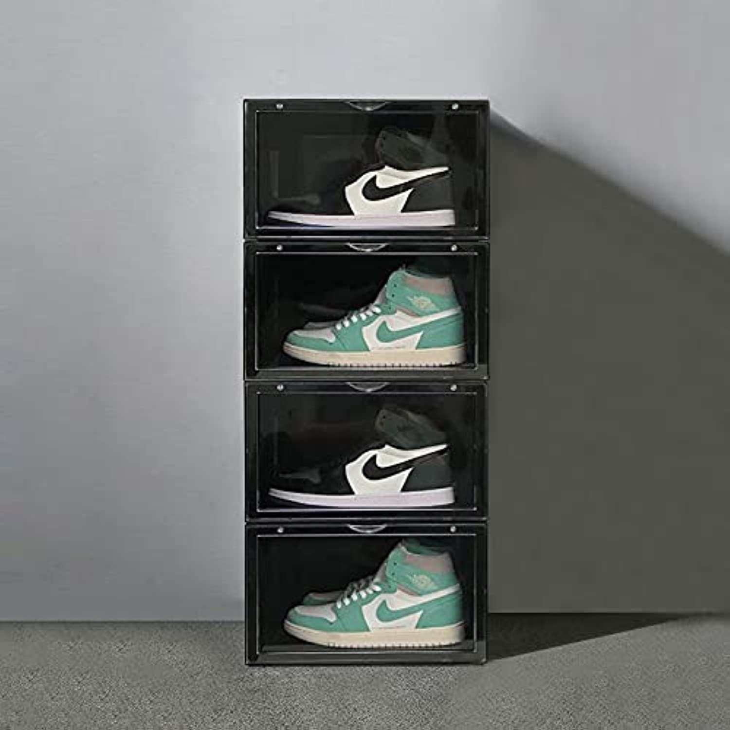 Buy Shoe Box Premium Shoe Box 4 Pack Side Open with door