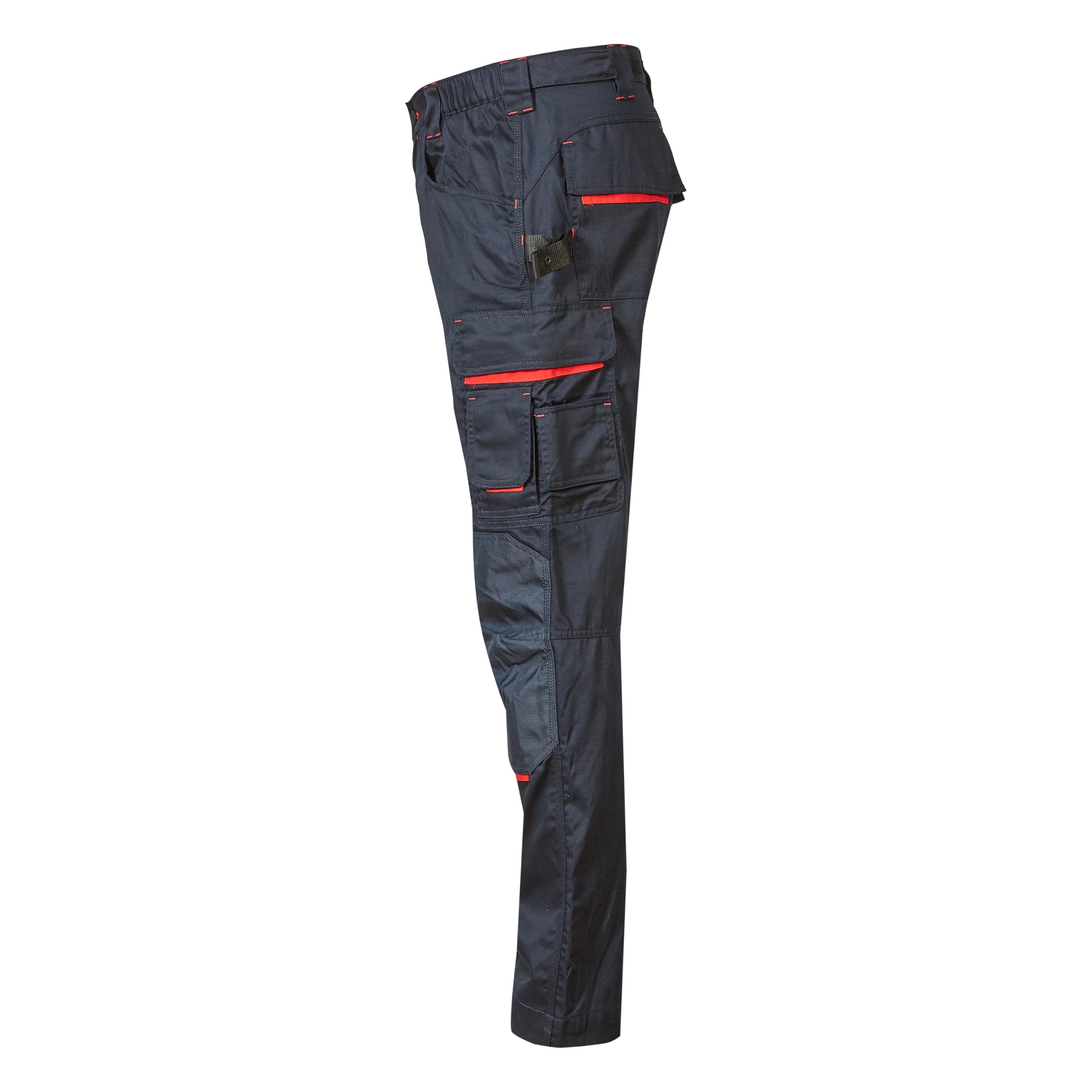 U-Power NIMBLE, Arbeitshose für Herren, Cargohose mit elastischem Bund, mit Kniepolstertaschen, mehreren Taschen, bequemem Stoff, strapazierfähiger, strapazierfähiger Oberbekleidung - Deep Blue 52