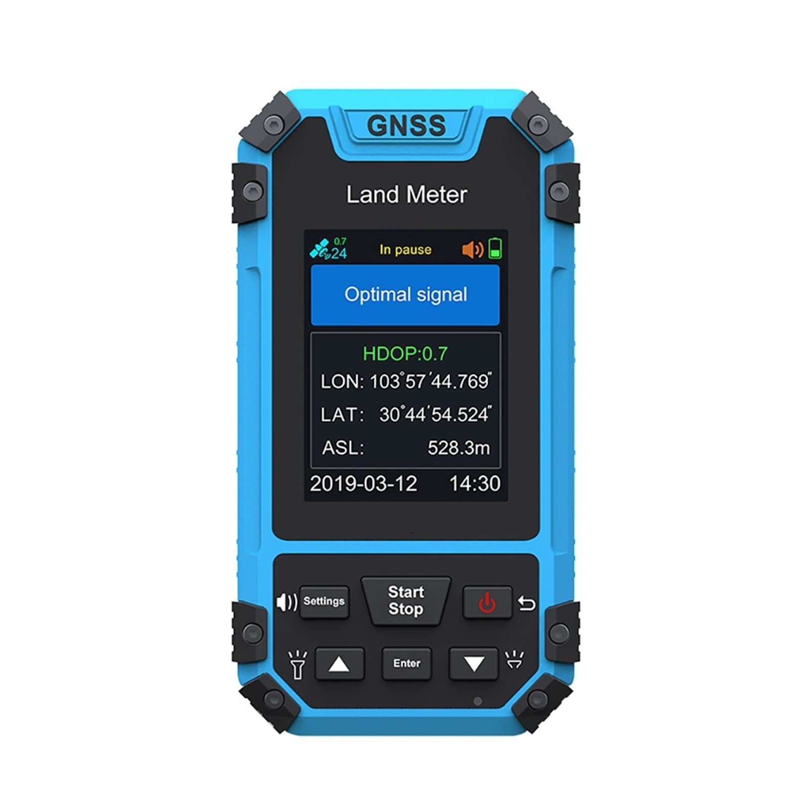 Mesure De Zone De Récepteur GNSS Professionnel De Machine D'arpentage De Mètre De Terre De GPS D'écran De La Couleur S4(S3 Version)