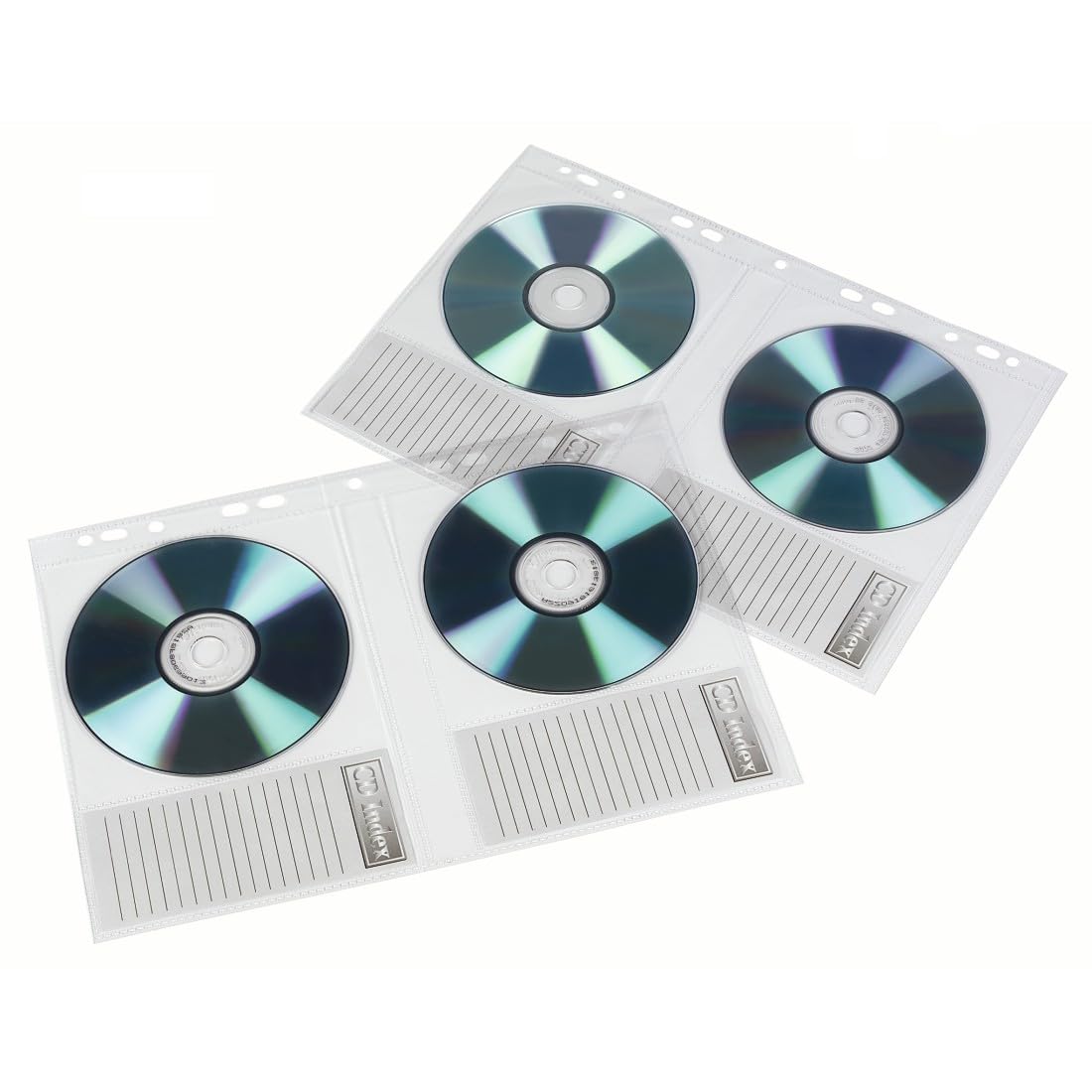 Hama, CD-ROM Binder Sleeves, DIN A4, 10pcs