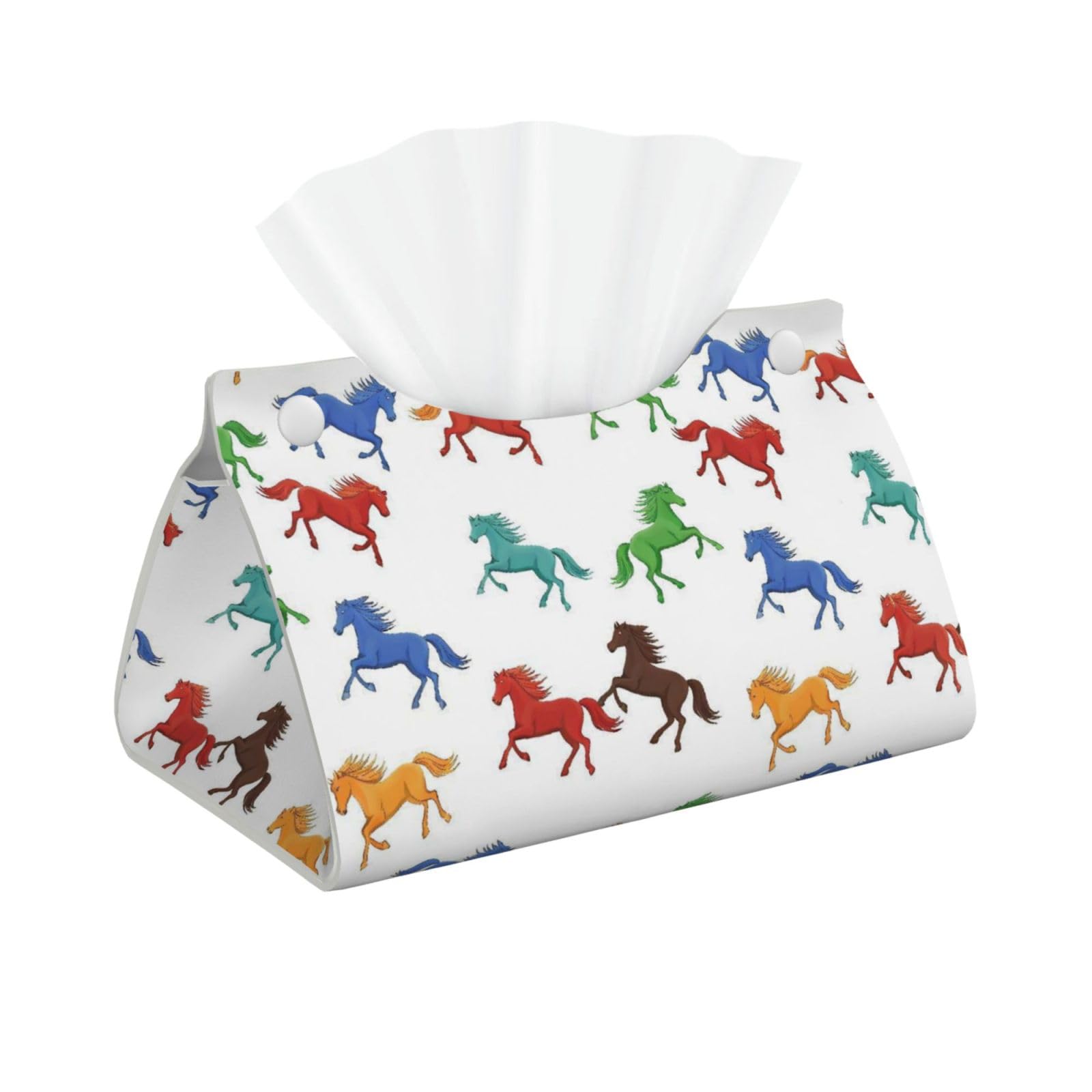 Horse Long Tissue Box Cover Holder Home Decor Aesthetic 7.87'' x 5.12'' x 0.98''