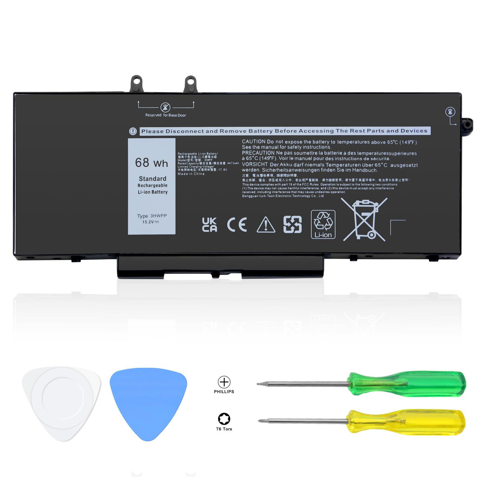 Batterie 3HWPP Dell Precision 3541 Fixation Interne Résout Panne - 7