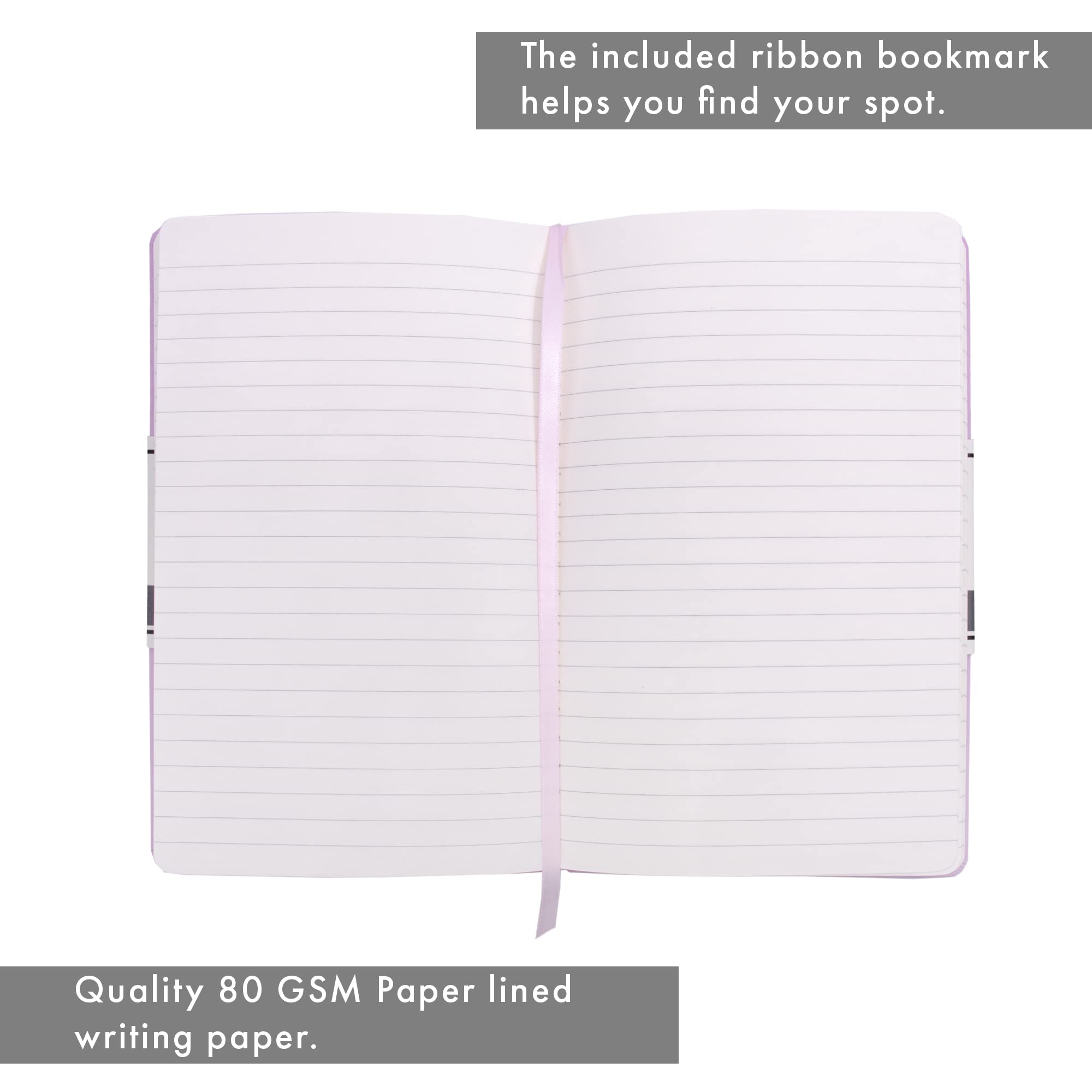 Pukka Pad, Soft Cover Notebook, 192 Pages of 80GSM Acid-Free Lined Paper, Vegan Leather Cover with Inner Pocket - Image 3