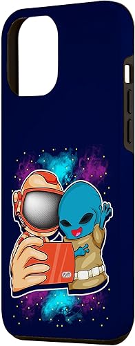 Miniatura 2 de Funda para iPhone 15 Pro Max Space Lover Funny Astronauta y Alien Selfie