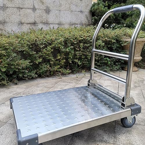 Carretilla plegable 4 ruedas capacidad 150KG miniatura 7