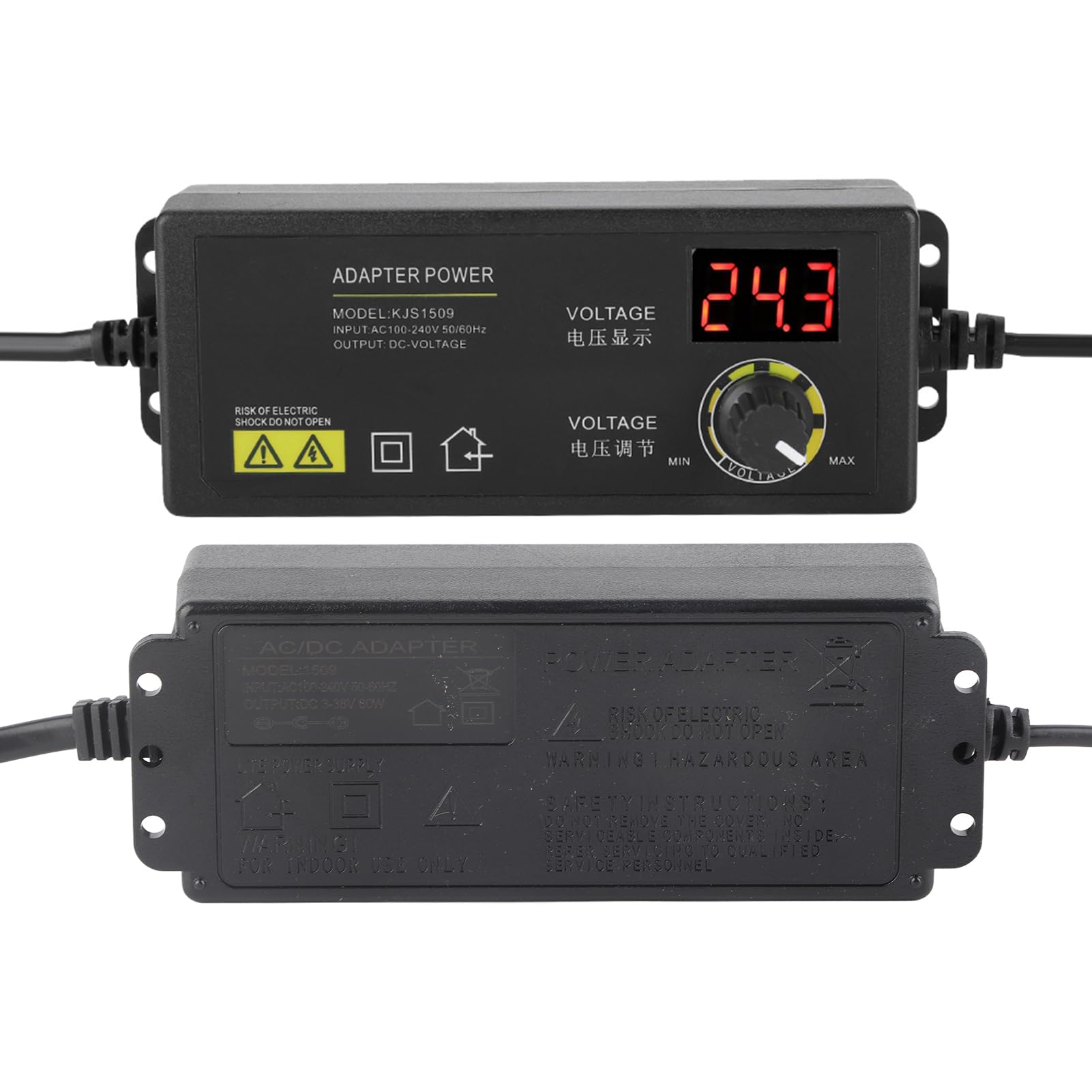 Alimentation Réglable 3-36V alimentation réglable batterie Alimentation à Intensité Variable avec Contrôle de la Vitesse du Moteur à Courant Continu, Prise EU Blocs d'alimentation
