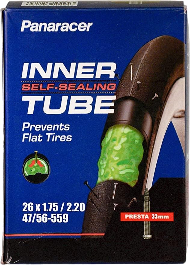 Panaracer Self Sealing Tube Standard Valve, 700 x 35 / 50C, Pair