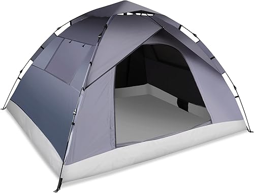 Tienda de campaña para 1234 personas, tiendas de campaña instantáneas fáciles para acampar, tienda de campaña familiar impermeable automática,