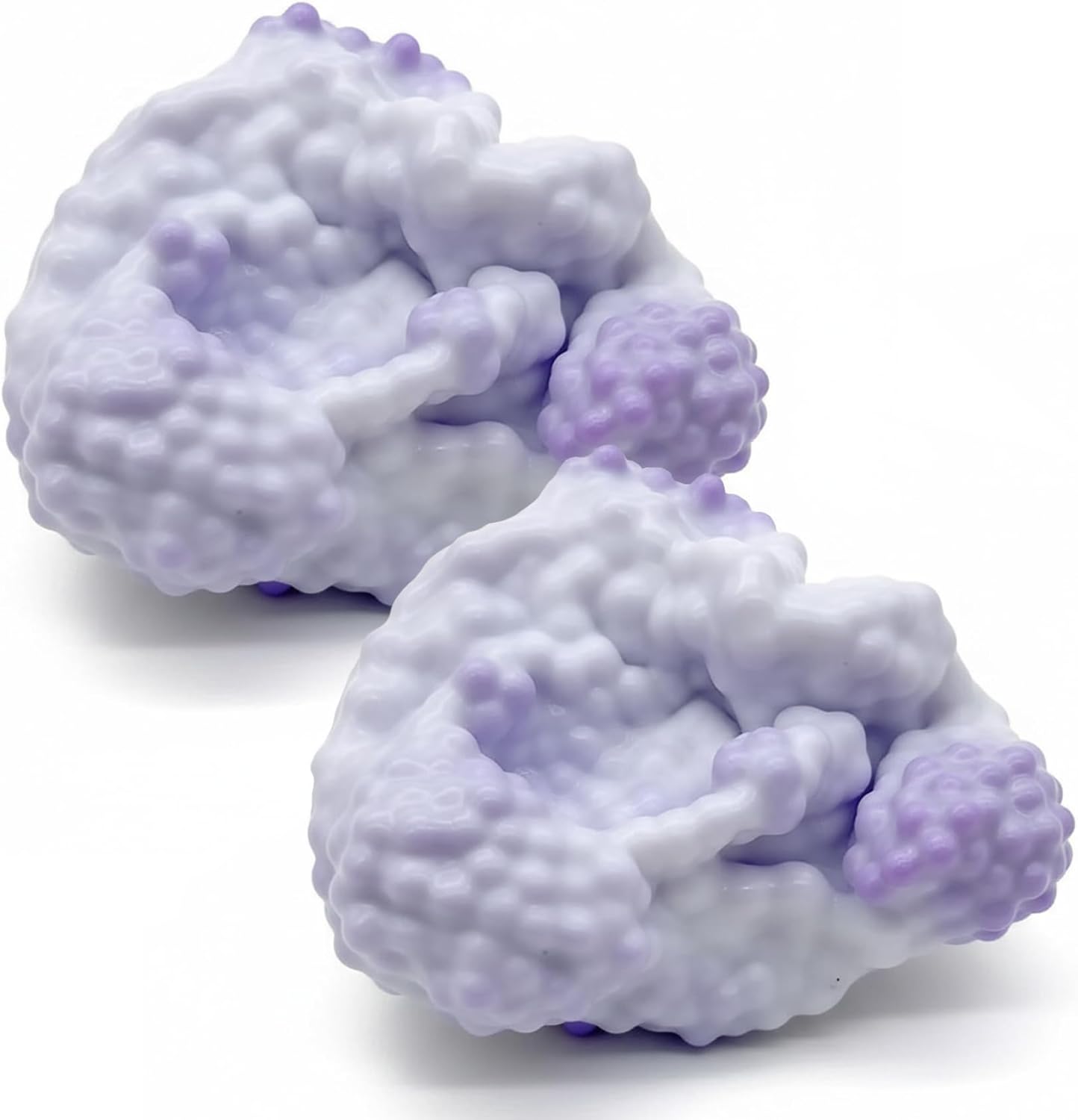 Stress Relief Toy 2 Pack Anxiety Squish Ball Vacuum Bead Sensory Fidget Toy for Focus Relaxation Adults Kids Classroom Office Use