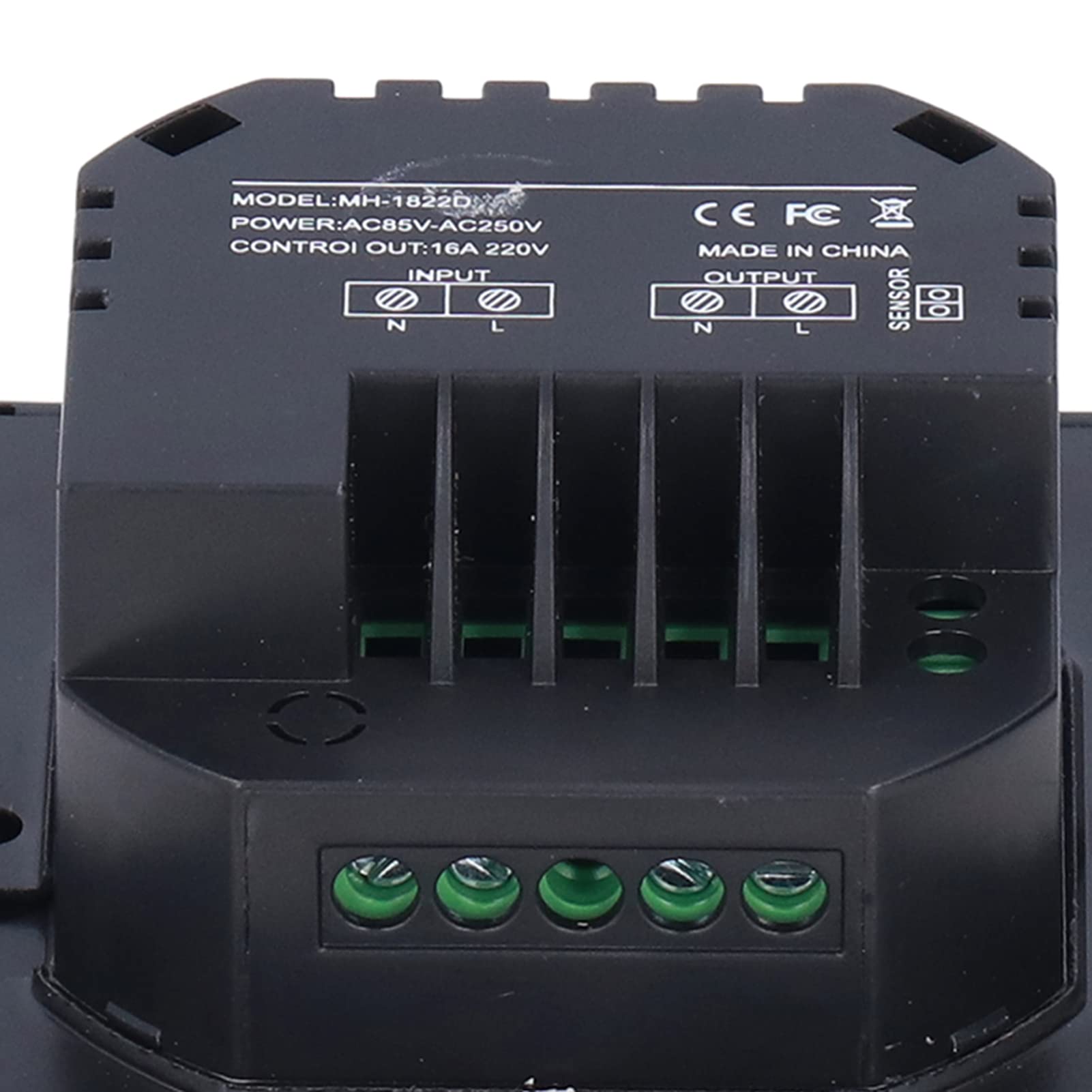 Termostat z ekranem dotykowym, obsługa przycisków dotykowych Tryb automatyczny Elektryczny termoregulator ogrzewania podłogowego, Dokładność czujnika NTC ± 1 ℃ dla elektrycznej poduszki grzewczej AC85