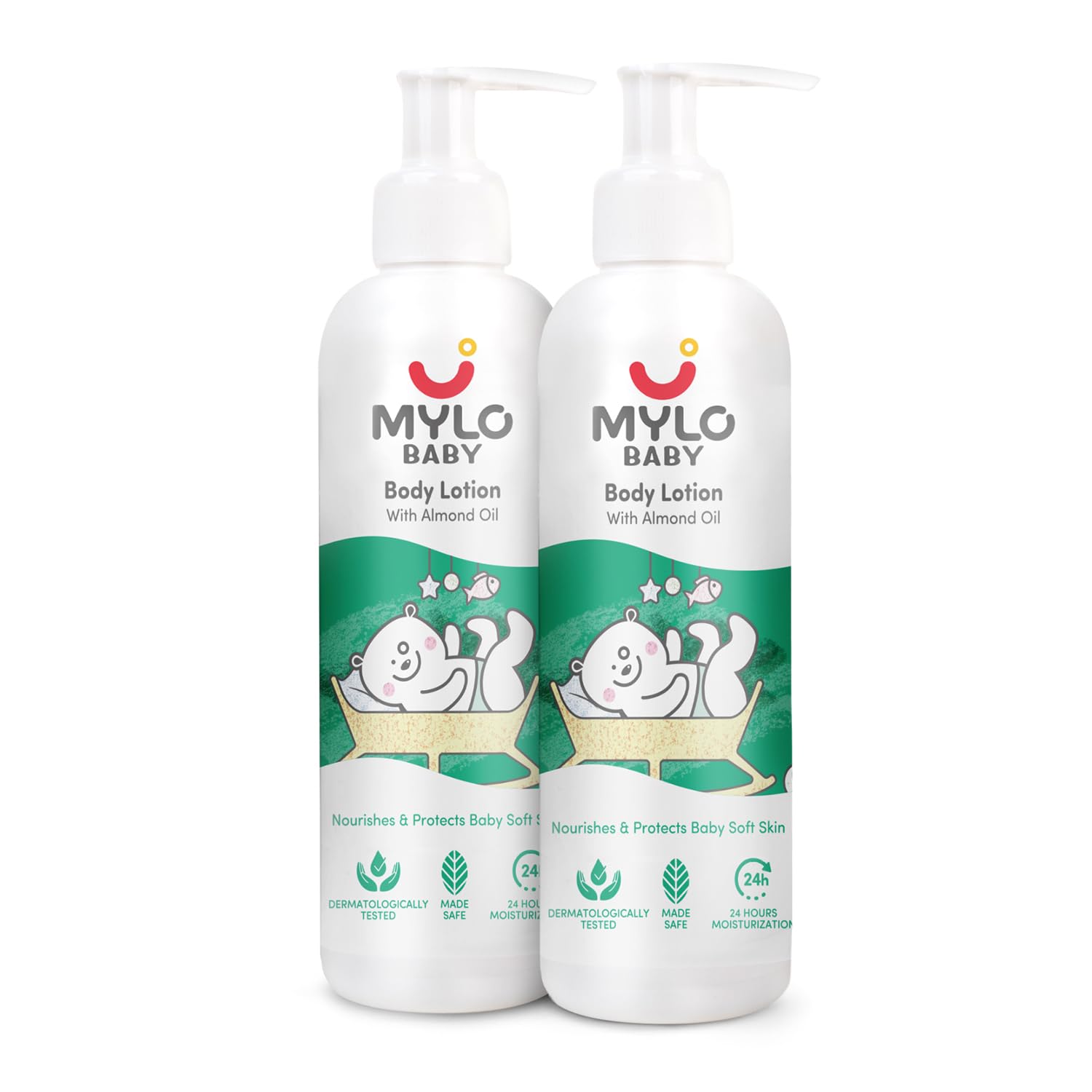 Buy Mylo Baby Body Lotion 200ml | 24H Moisturization | Soothes Dry