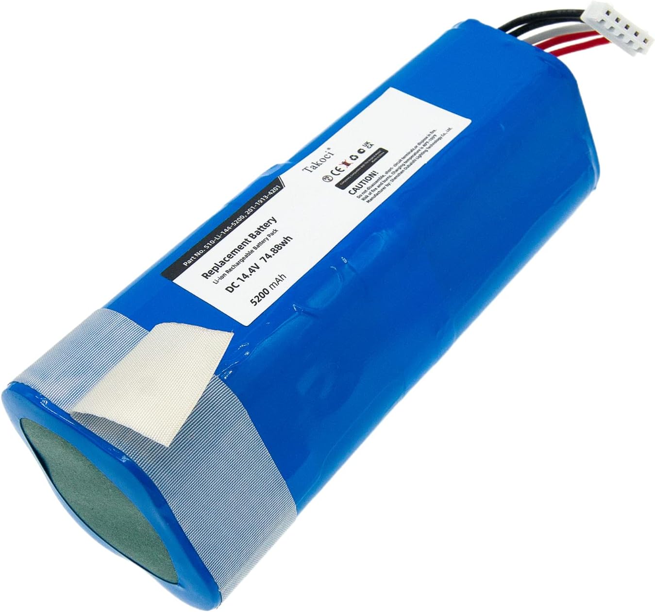 5200mAh Replacement Battery for ECOVACS Deebot Ozmo 950 T8 T8+ T5Max/Power/Hero T10 T9 X1 DBX11-11/21 DLX11-21/61 201-1913-4201 S10-LI-144-5200 Vacuum Cleaner