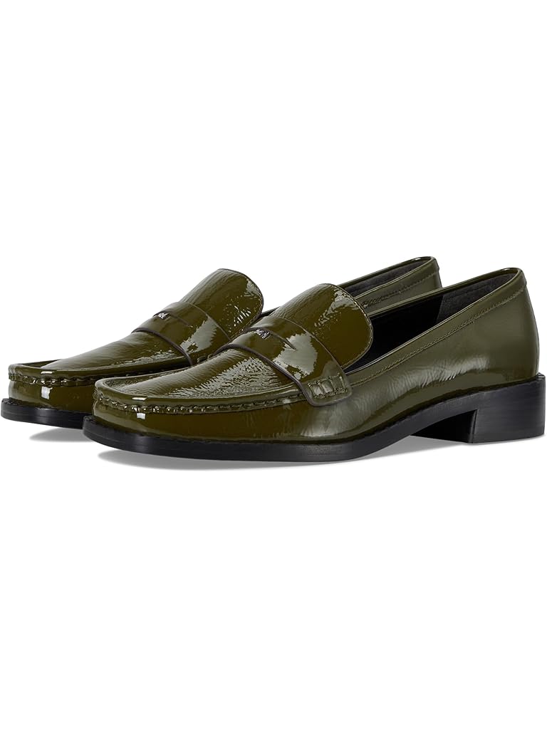 Green Tory Burch Square Toe Loafer 25mm