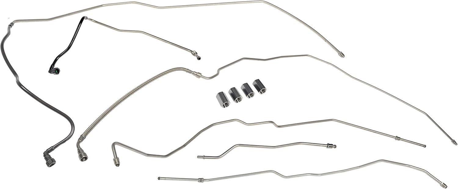 Dorman 919-901 Front Stainless Steel Fuel Line Kit Compatible with Select Chevrolet/Pontiac/Saturn Models (OE FIX)