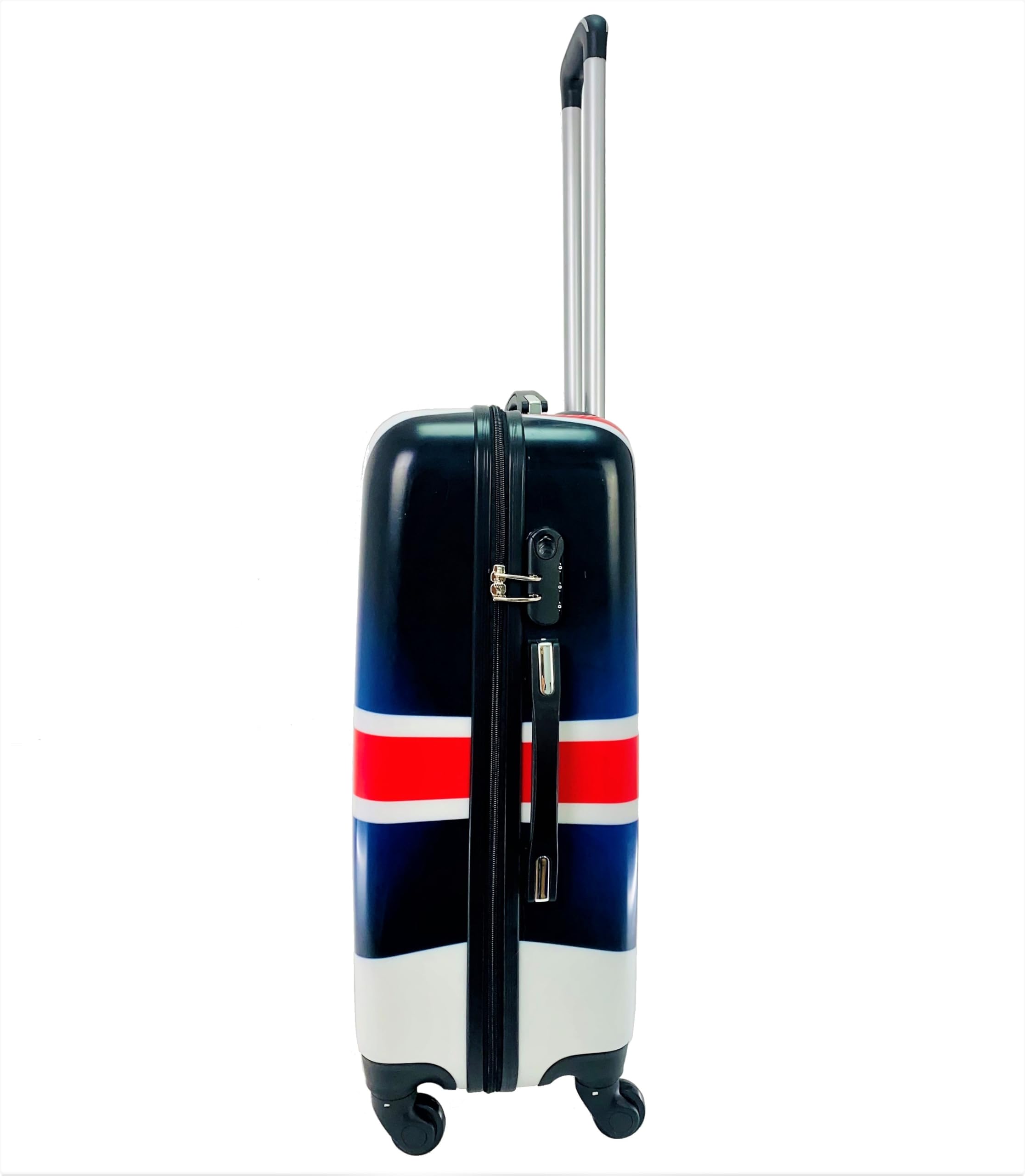 Maleta Mediana para Viajar en avión 4 Ruedas giratorias 360º Trolley Equipaje de Viaje Estampado Inglaterra 65x44x26cm