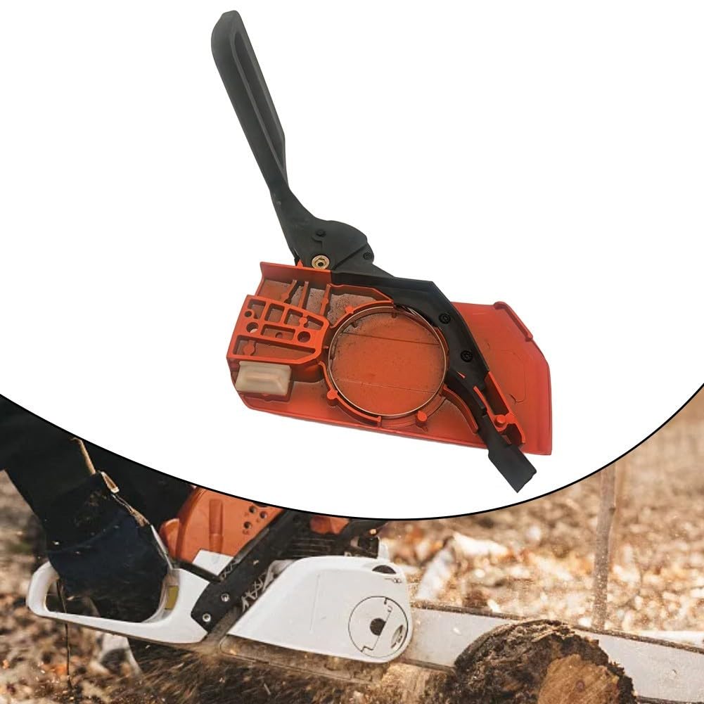 Cubierta de embrague de piñón de repuesto para modelos de motosierra 61 66 266 268 272 accesorio de protección de mango de freno de plástico número de pieza 503727401