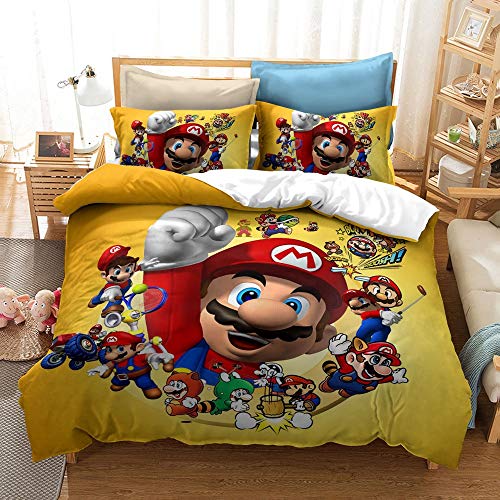 JSYJ Los niños lecho de Dibujos Animados, la impresión 3D Super Mario...