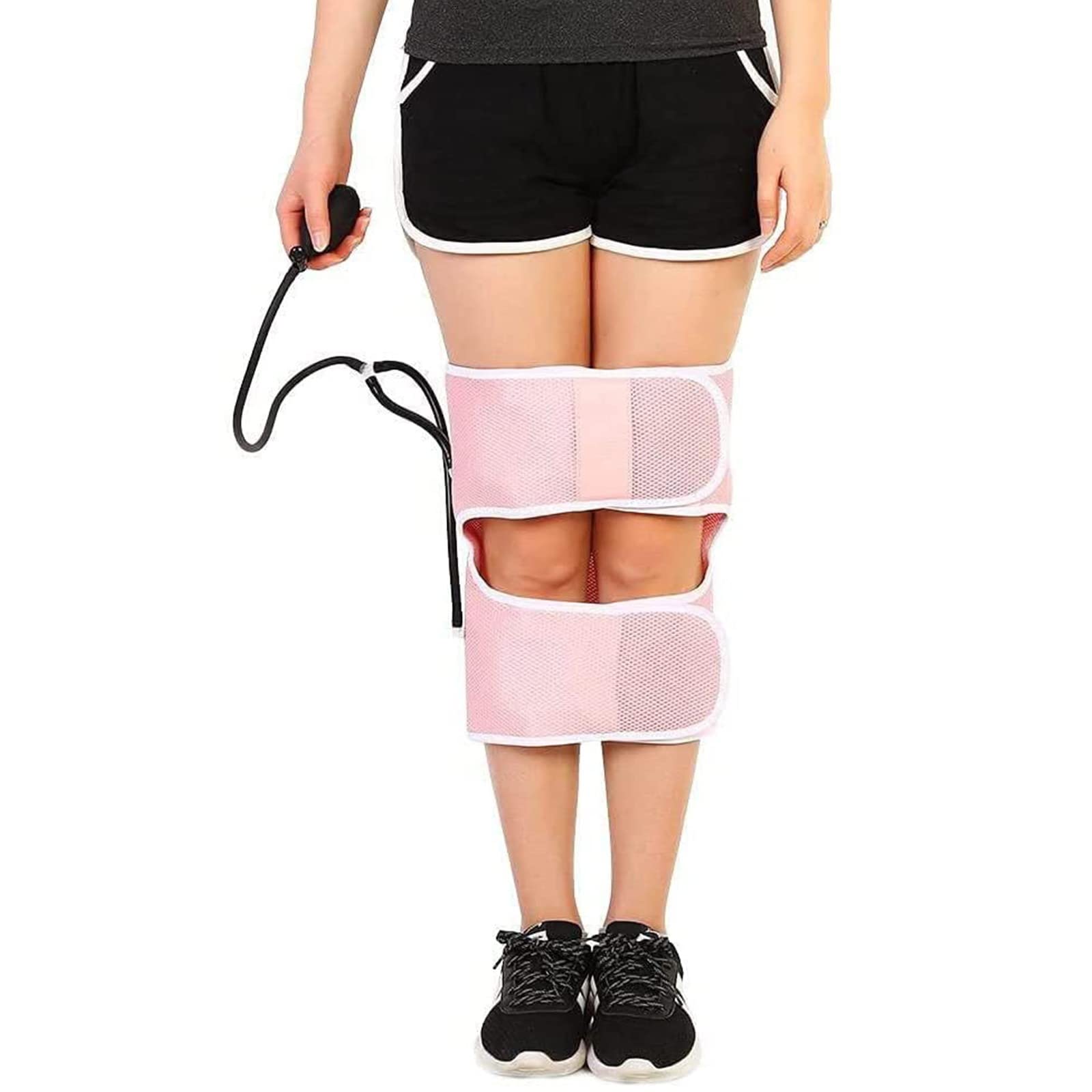 Soporte para piernas para niños, cinturón de corrección de piernas Inflable Ajustable Transpirable, Corrector de Postura Tipo O/X, corrección de piernas, Belleza de piernas