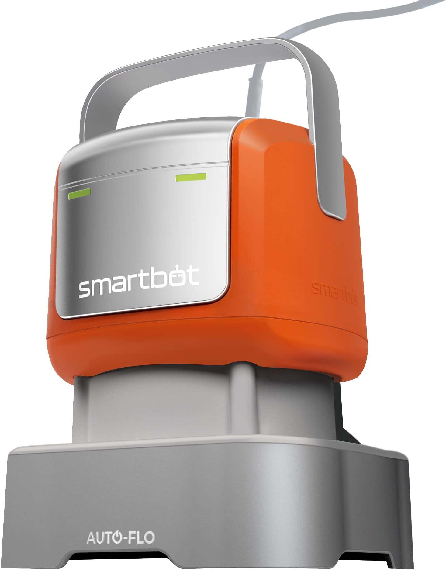 Smartbot Submersible water pump (Orange) Flow Rate 2800 GPH, Max Lift 25 Ft, 1/2 HP, 6 Hose Kit, Small Portable Electric Utility Pump, Auto-Flo® Automatic Switch, Knock Over Operation,