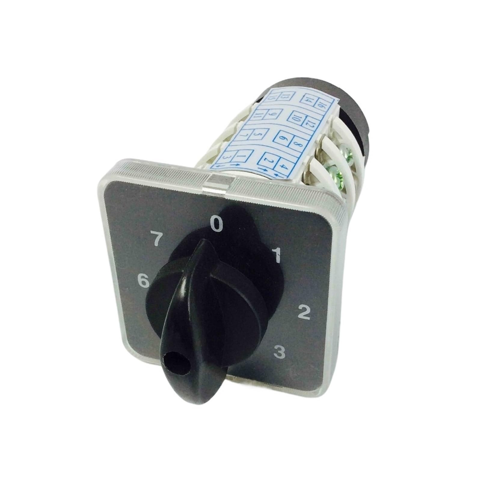 TSIOHKBS 7 Positions Rotary Cam Switch Four Poles 20A Manual Electronic Starter Machine Control High Voltage Electrical Selector LW31 YMZ12-20/4