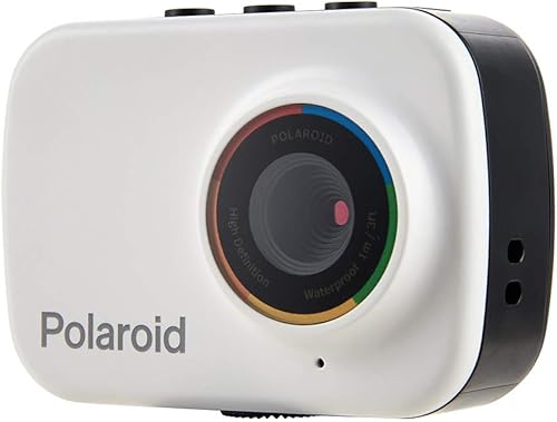 Miniatura 25 de Polaroid - Cámara de acción WiFi de doble pantalla 4K 18mp, impermeable con batería recargable integrada y accesorios de montaje para vlogging