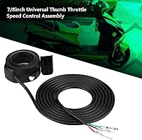 Vista 2 de Conjunto de acelerador de pulgar, 0.866 in, 7/8 pulgadas, cable de acelerador de pulgar universal, conjunto de control de velocidad para bicicletas
