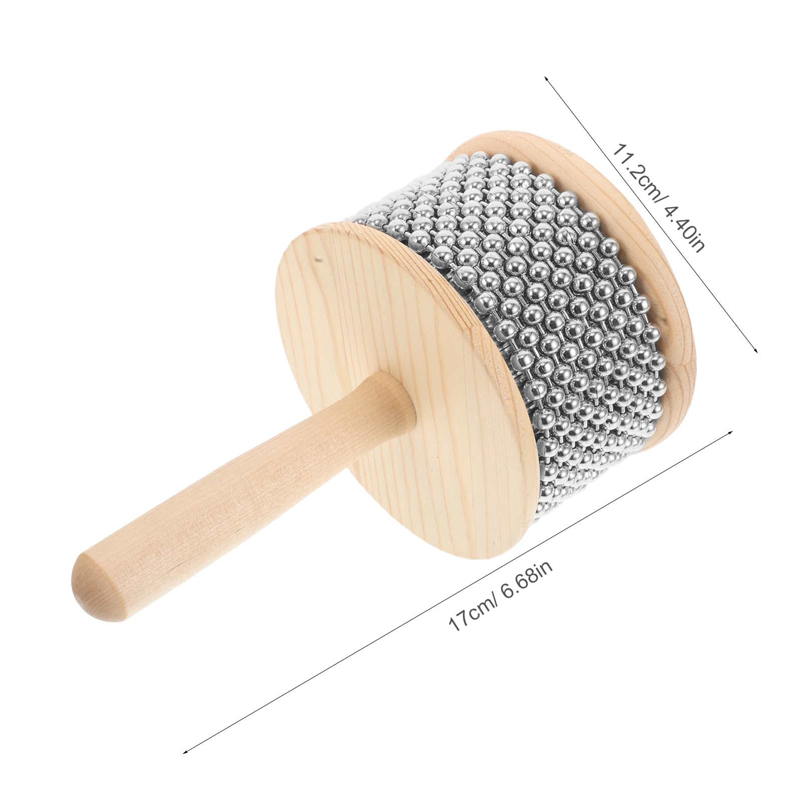 Hemobllo Cabasa Holz Schlaginstrument für Anfänger und Erwachsene Langlebiges Percussion Musikinstrument für Musikunterricht Übung und Gruppen Vielseitig Einsetzbar
