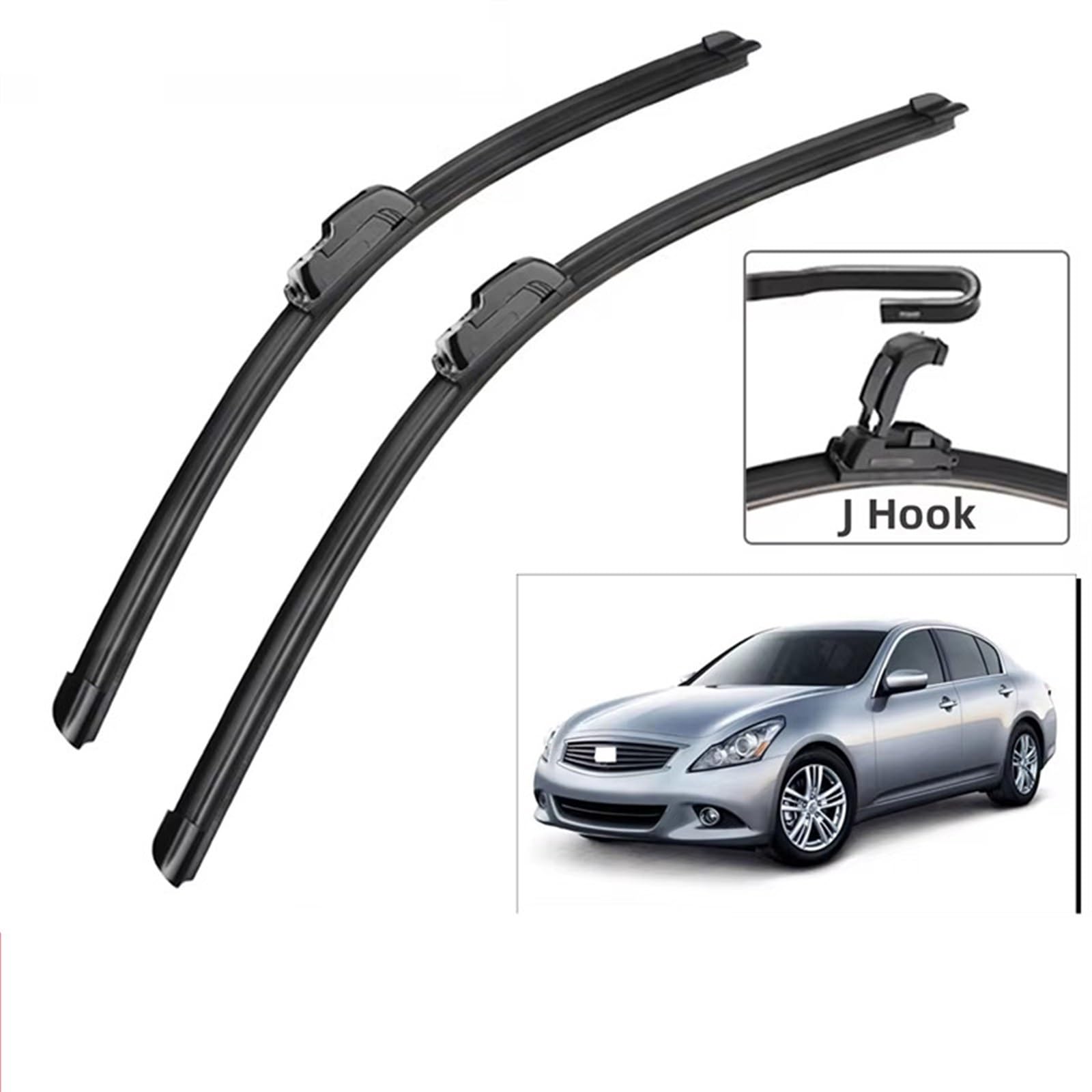 Spazzola Tergicristallo Compatibile con per G25 2011 2012 2013 2014 2015 Accessori per Auto Spazzole Tergicristallo Anteriori Tergicristalli Ganci per Tipo U J 26"+16"
