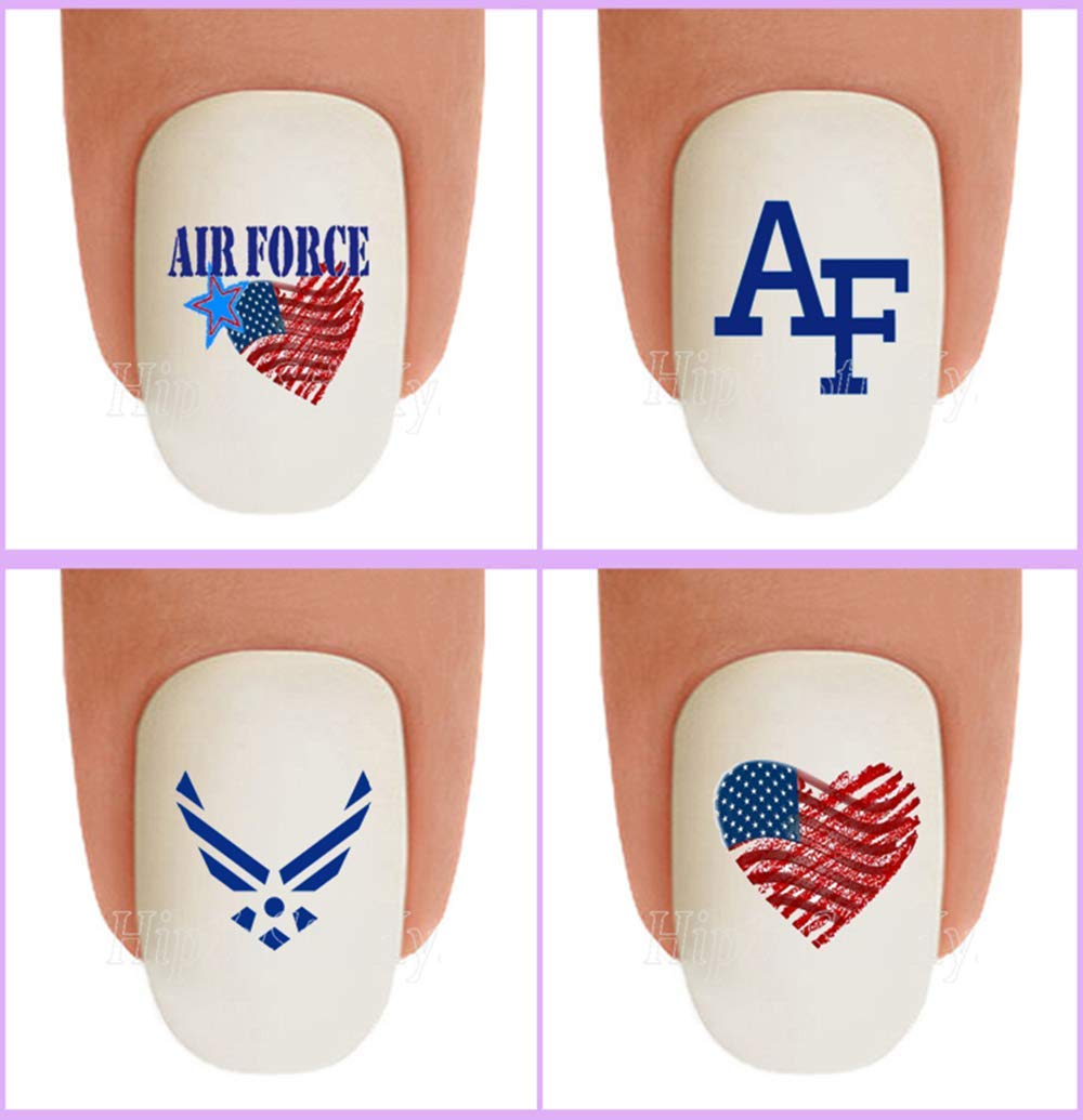 air force blue nails