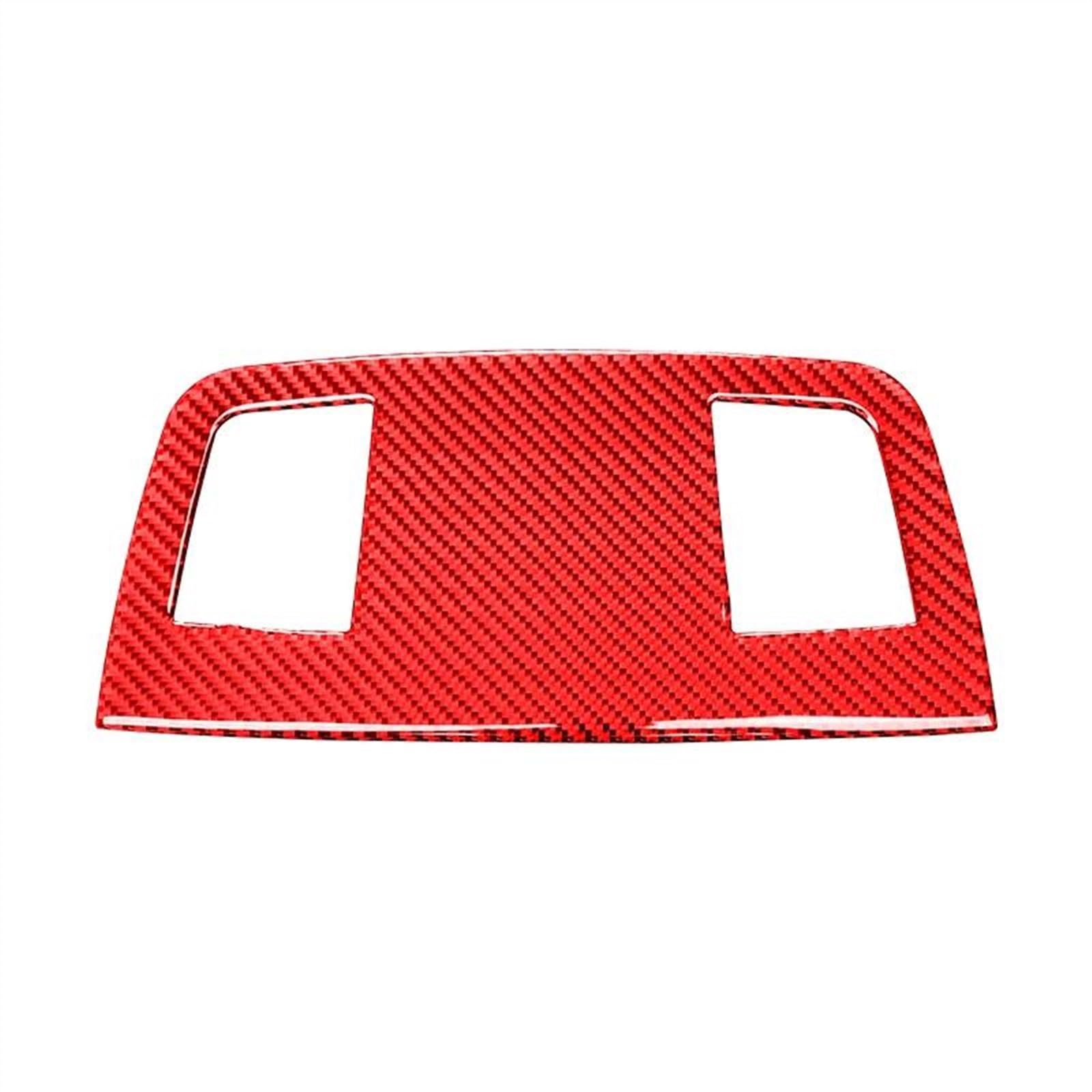 Car Decoration Interior Accessory Instrument Panel Air Conditioner Outlet Cover Stickers for 3 Series E90 2005-2012 Anti-dust(Rosso)