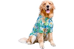 Large Hawaiian Shirt for Big Dogs - Perfect for a Fun Summer