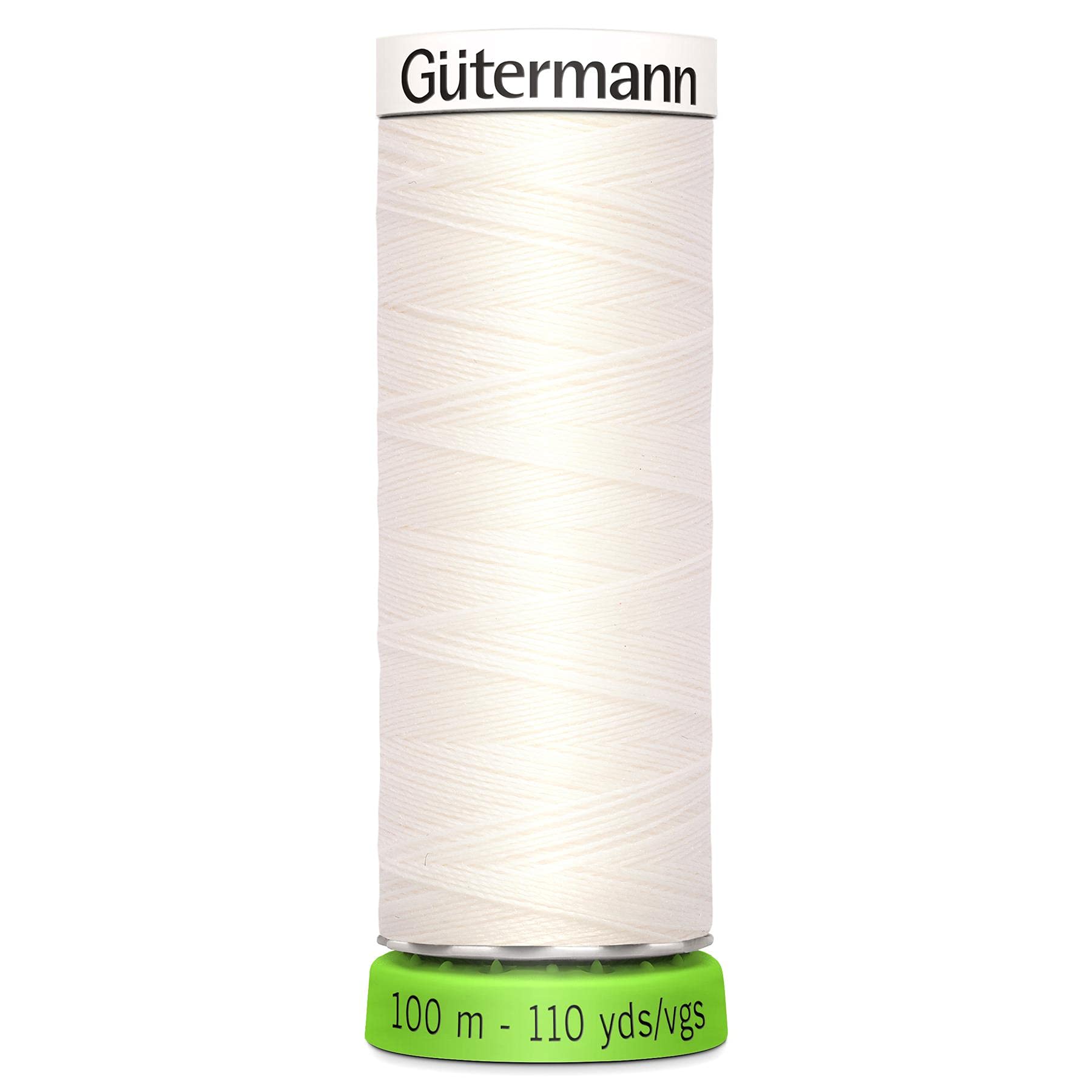 Gutermann Ivory Sew All Recycled Rpet Thread (111) 100M
