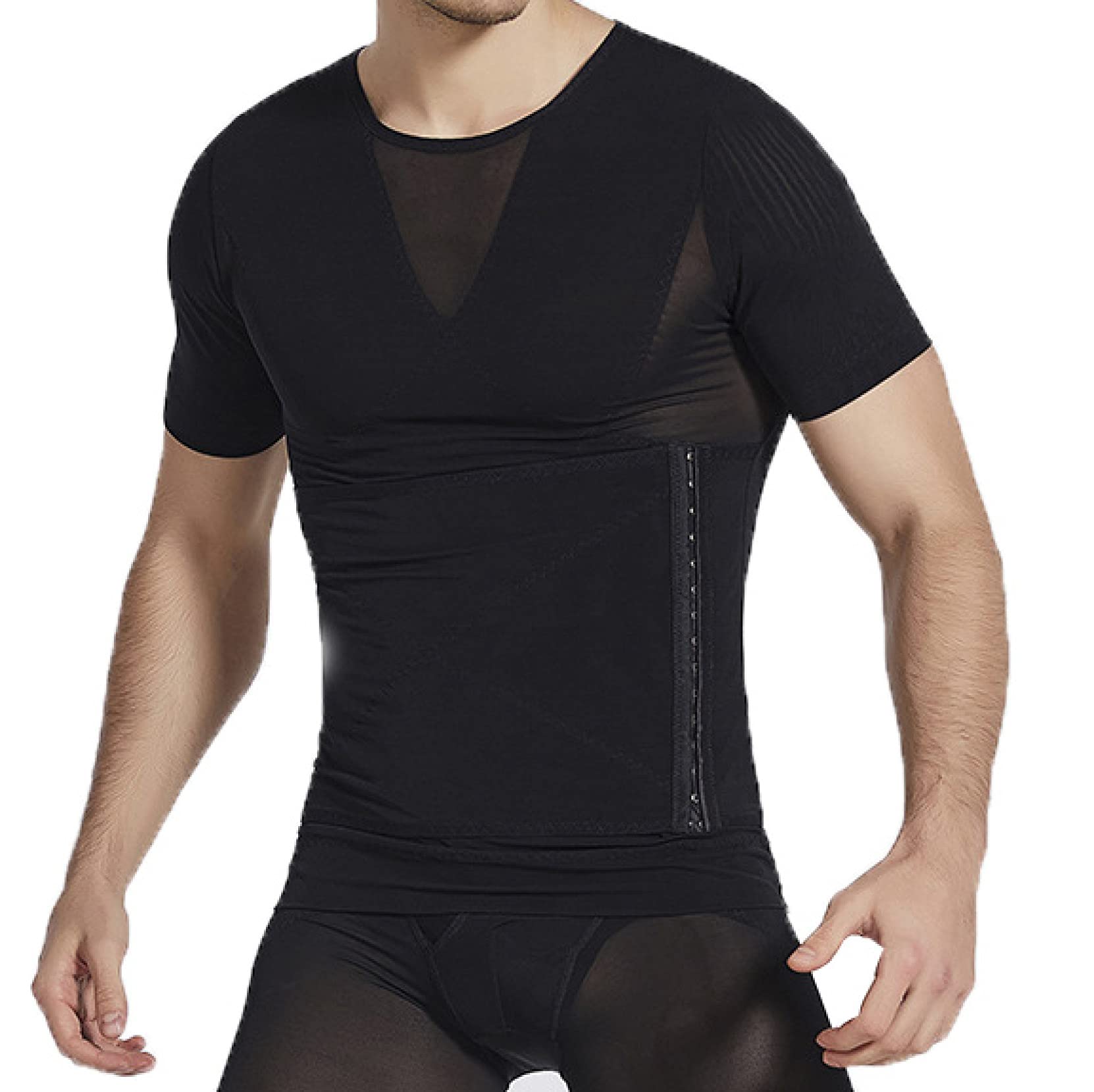 Haut de compression respirant pour hommes à manches courtes - 8