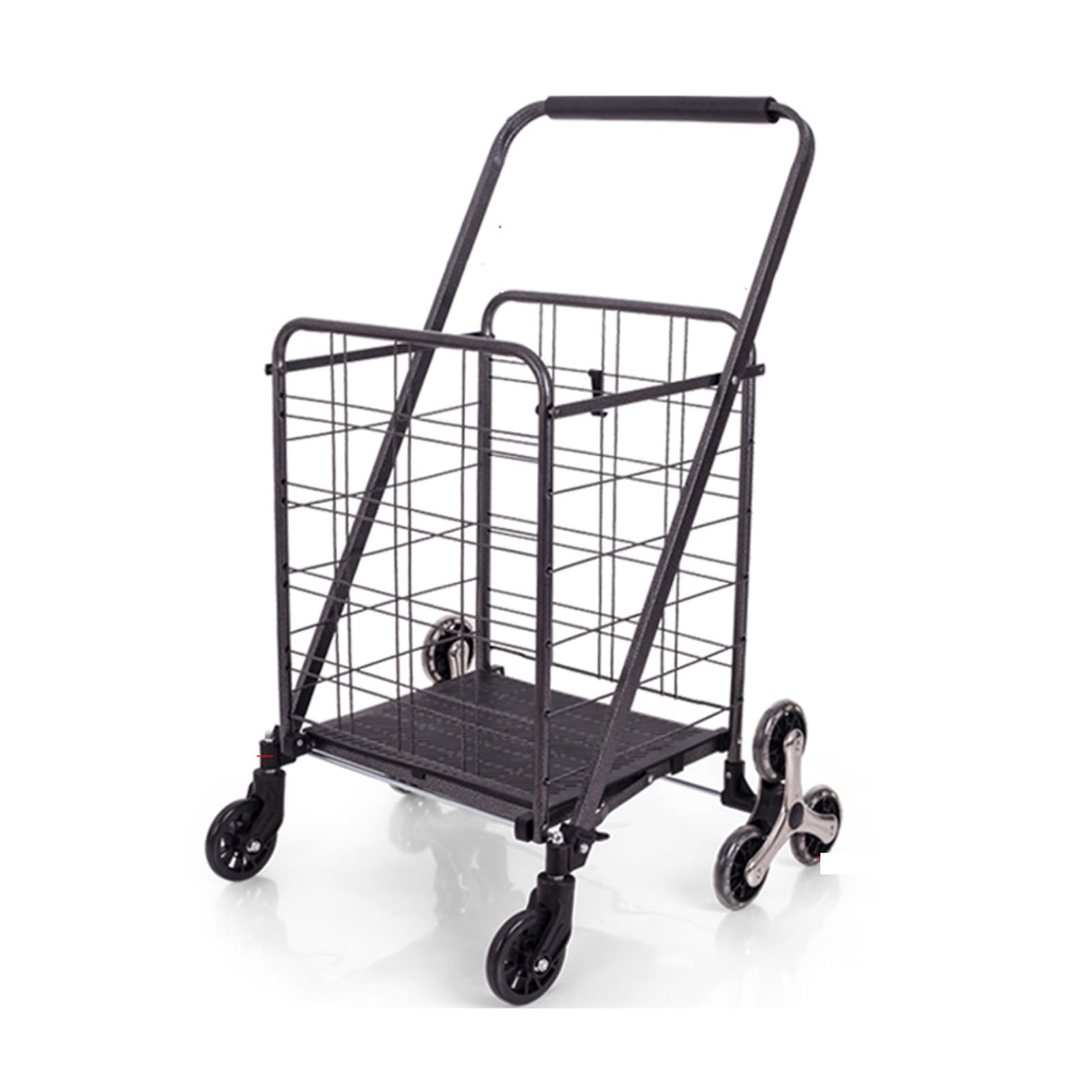 Wózek Schodowy, Artefakt Do Obsługi Ładunków, Składany Wózek Sklepowy, Nośność 40 Kg, Do Transportu Domowego I Zakupów W Supermarkecie