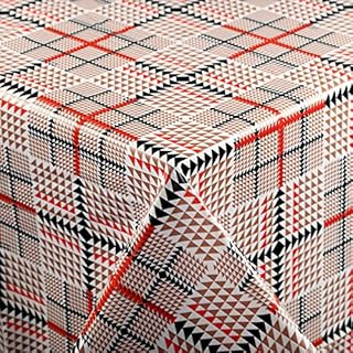 Vinylla Modern Tartan Easy Wipe Clean PVC Tablecloth