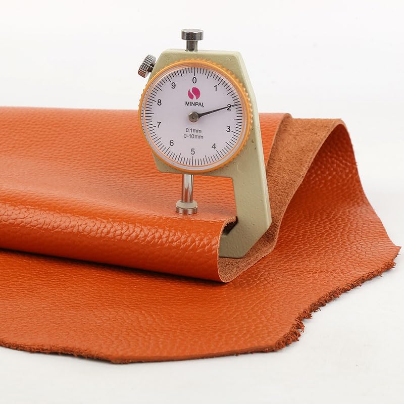 WEIDU Cuero de Vaca de Grano Completo de 2mm de Grosor, artesanía de Cuero curtido Vegetal, cinturón DIY, Bolso de Cartera, Tela de Cuero Genuino