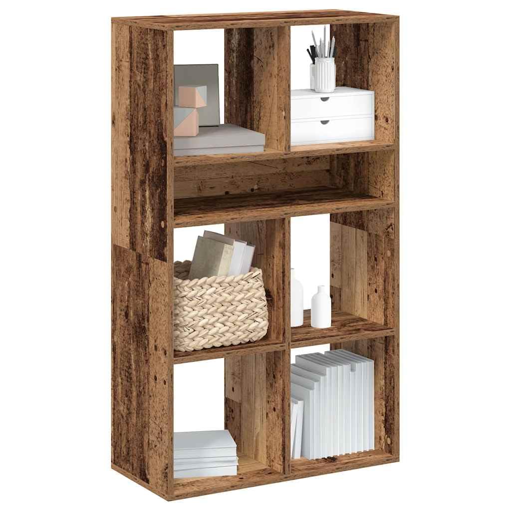 Generisch Bücherregal Altholz-Optik 66x31x112 cm Holzwerkstoff,Möbel,Regalsysteme,Bücherregale Bücherschränke-860308