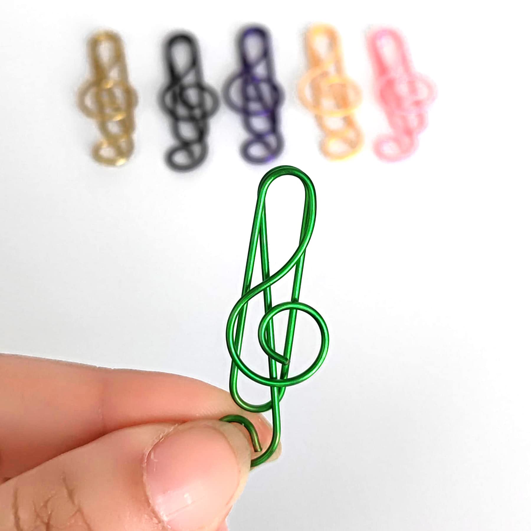Büroklammern Mit Pompoms – 6 Bunte Metall-Clips Als Lesezeichen & Deko Für Bücher, Fotos & Scrapbooking