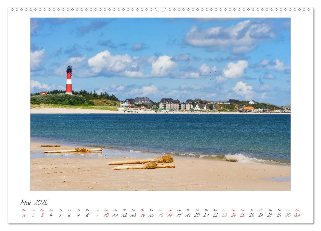 Nordsee - einfach Meer (hochwertiger Premium Wandkalender 2026 DIN A2 quer), Kunstdruck in Hochglanz: Fotografische Impressionen von der Nordseeküste (CALVENDO Orte)