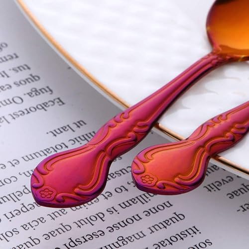 Miniatura 446 de Juego de 12 cucharas de café, mini cucharas de café, cucharas de espresso de acero inoxidable, cucharas pequeñas para postre, té, aperitivo, 4.6