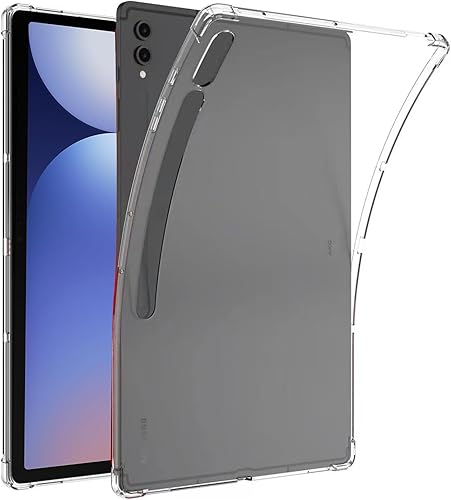 Zeking Funda para Samsung Galaxy Tab S9  S10, ultra transparente, suave, flexible, transparente, TPU, contraportada para Galaxy Tab S9S10 SM-X710,