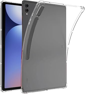 Case Compatible with Galaxy Tab S10 Plus, Ultra Slim Soft Transparent TPU Case Clear Back Cover Fits Samsung Galaxy Tab S10 Plus,Clear
