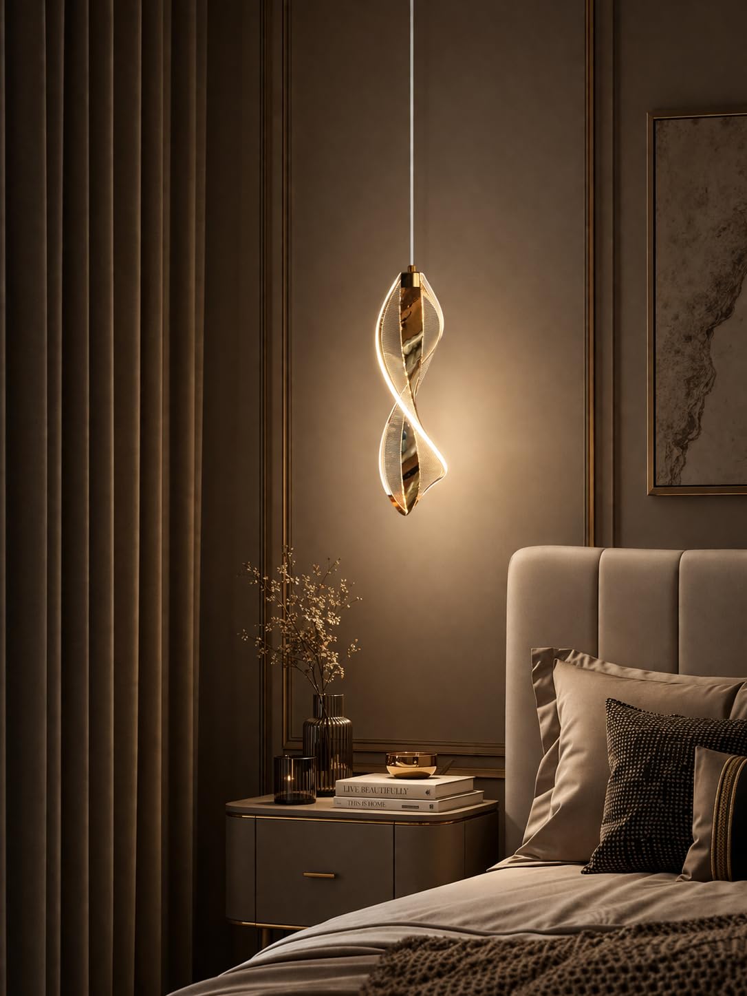 FILLISKA® Luxurious Hanging/Pendant Light (FrenchGold-MX333) discount deal