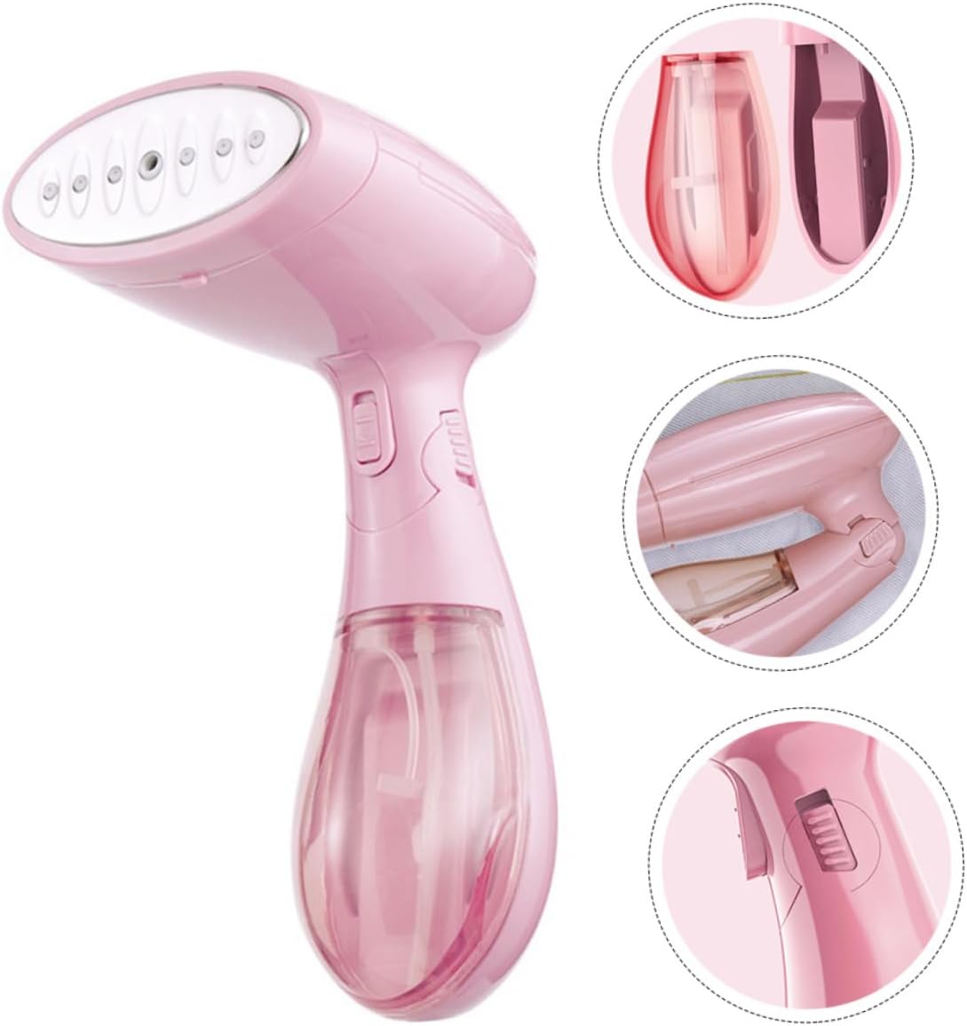 PRETYZOOM Clothes Steamer Ironing Steamer for Garments Portable Handheld Efficient Wrinkle Remover for Home Travel